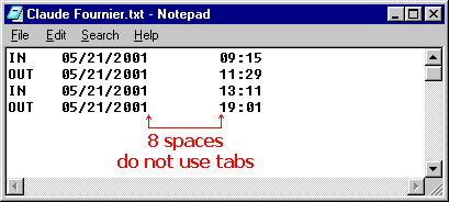 Lion Clock - Time clock software that replaces your paper time cards