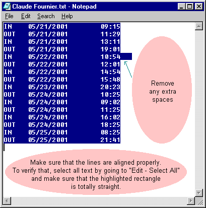 Lion Clock - Time clock software that replaces your paper time cards